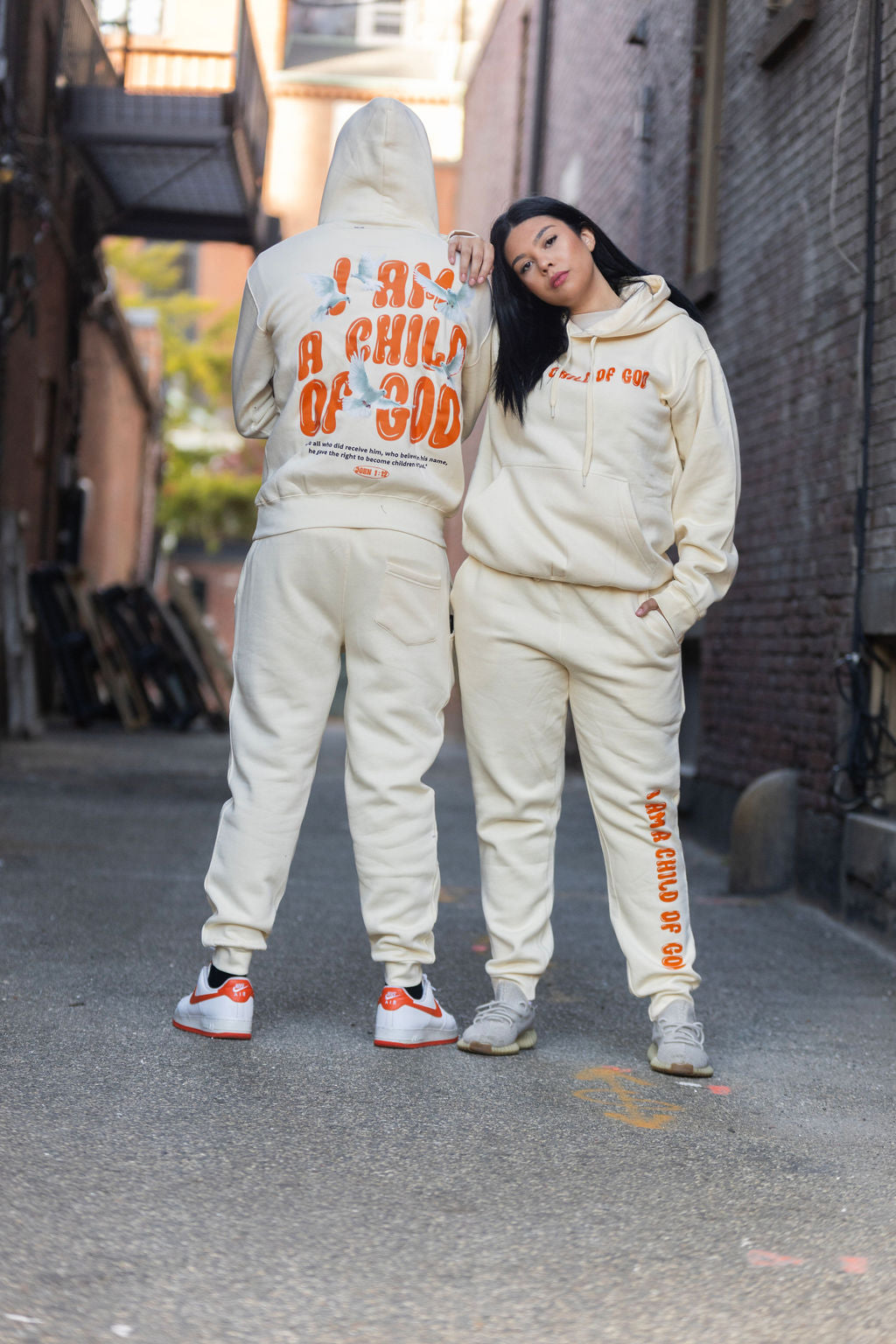 I AM A CHILD OF GOD Off-White Hoodie