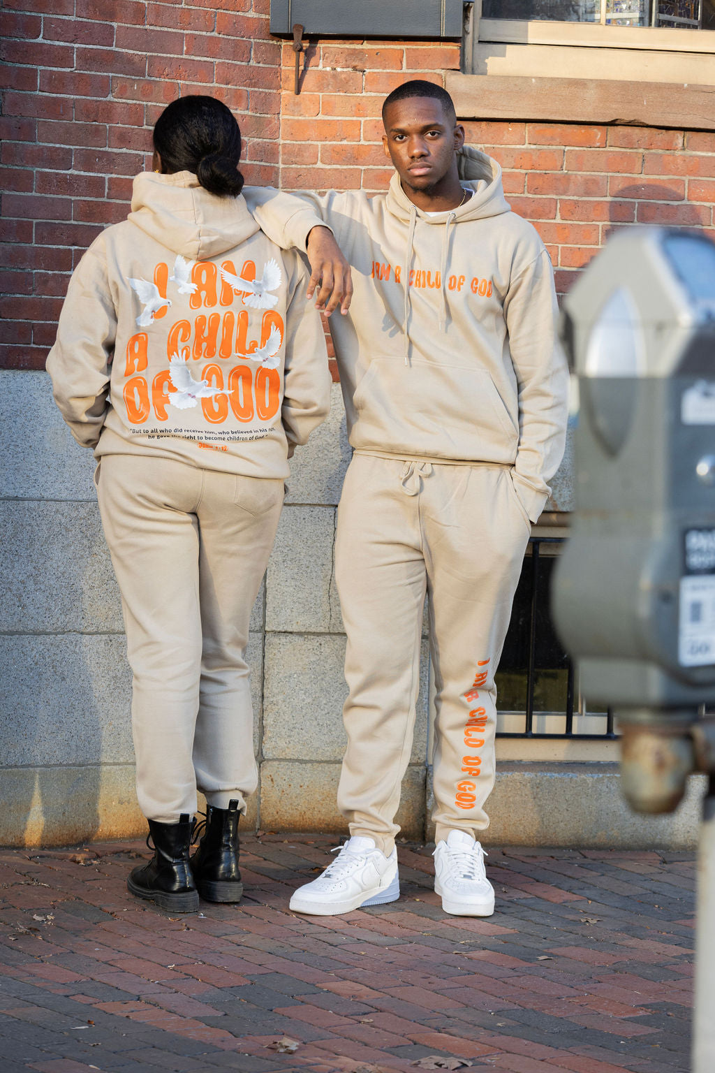 I AM A CHILD OF GOD BEIGE Hoodie