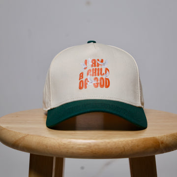 I AM A CHILD OF GOD GREEN HAT