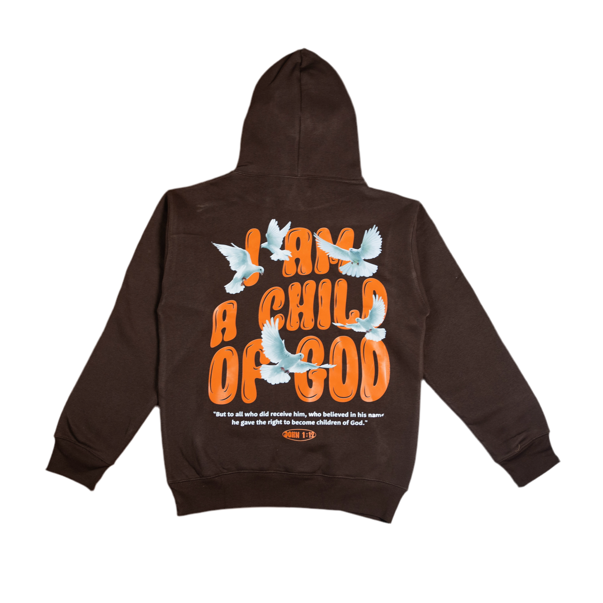 I AM A CHILD OF GOD BROWN Hoodie