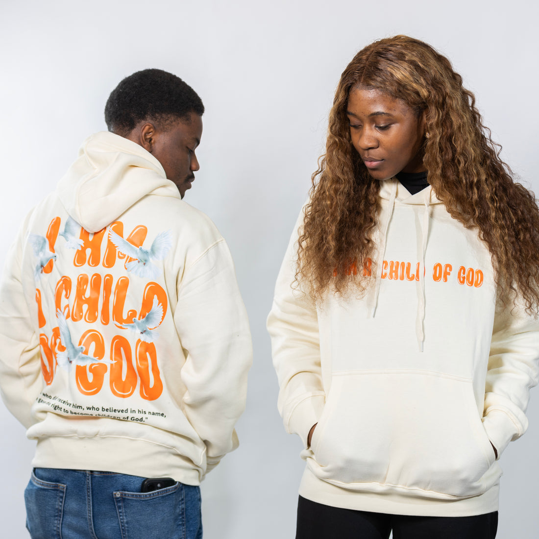 I AM A CHILD OF GOD Off-White Hoodie