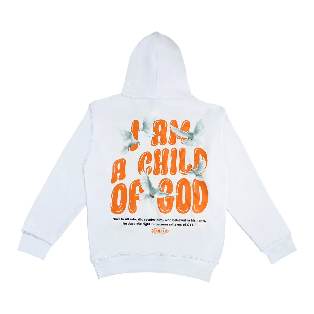 I AM A CHILD OF GOD WHITE Hoodie