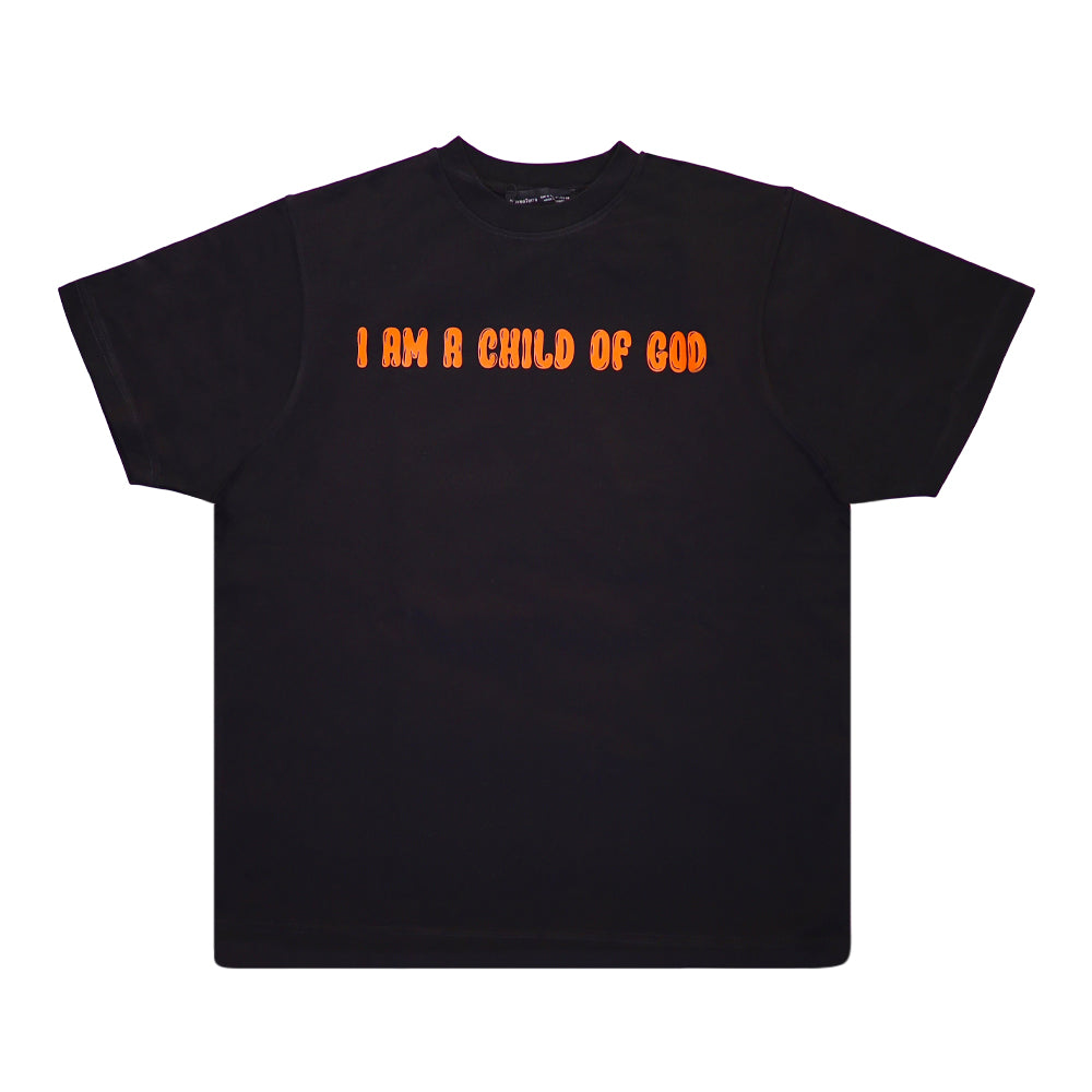 I AM A CHILD OF GOD  BLACK T-shirt